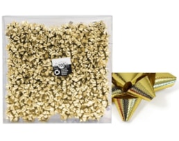 Laços p/ prendas 2", martelado, Ouro, Cx. 100