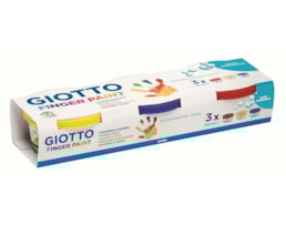 Tinta Giotto p/Pintura a dedos, Refª530300, 3 cores X 100ml