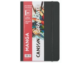 Caderno Canson 140X216mm, 40F Graduate, Manga, liso, 200g