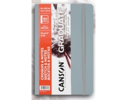 Caderno Canson 140X216mm, 92F Grad. Flex, croquis, 90g Cz. C