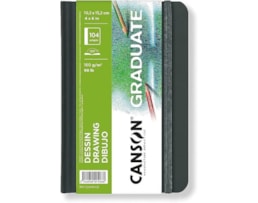 Caderno Canson 102X152mm, 52F. Graduate, desenho Fino 160g