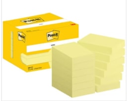 Blocos Post It, 51x76mm  656-CY, Emb. C/12X100Fls