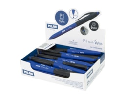 Esferográficas Milan P1 Touch Stylus, Azul