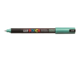 Marcador Uni Posca PC-1MR/MD Permanente, Metal Verde (M6)