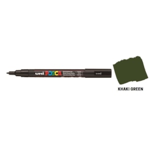 Marcador Uni Posca PC-3M, traço 0,9-1,3mm, Verde Khaki (M7)