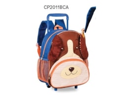 Mochila Clio Pets, Inf, Trolley, Cachorinho,13"-33X27X15cm