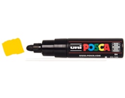 Marcador Uni Posca PC-7M, Traço 4,5/5,5mm, Amarelo brilhante