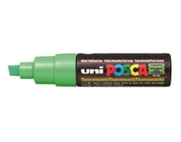 Marcador Uni Posca PC-8K Perm., 8mm, Biselado, Fluor verde