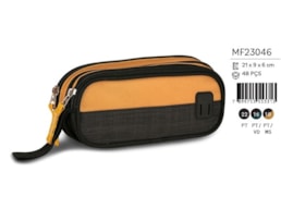 Bolsa p/ Lápis Clio, Duplo,  MF23046, 21X9X6 cm, Sortido