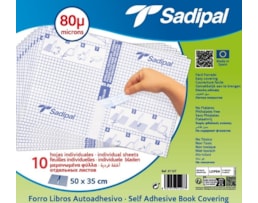 Película Adesiva (forra livros) Sadipal Trp. 50x35cm, Emb.10