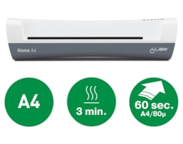 Máquina Plastificar Leitz iLam home A4, Refª 7431, 125mic