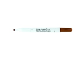 Marcador Centropen Ergo Textil ref.2739, Castanho