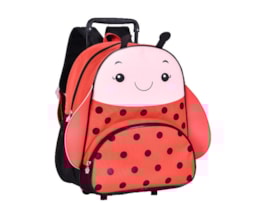 Mochila Clio Pets, Infantil, Trolley, Joaninha,13"-33X27X15