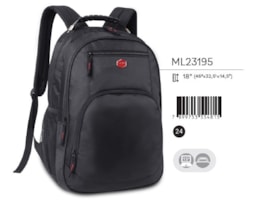 Mochila Clio executiva, 18 " p/portátil de 15"- ML23195