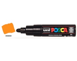 Marcador Uni Posca PC-7M, Traço 4,5/5,5mm, Laranja (4)
