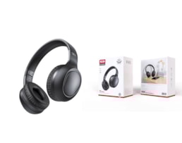 Auscultadores Bluetooth 5.0, XO BE35 Diadema, preto