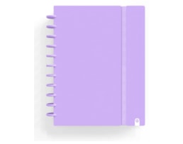 Caderno Ingeniox A4, 80Fls./100g. capa Foam, Malva, Paut.