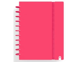 Caderno Ingeniox A5, 80Fls./100g. capa Foam, Vermelho, Paut.