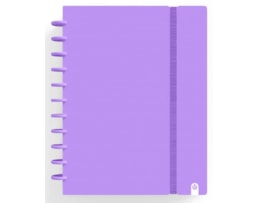 Caderno Ingeniox A5, 80Fls./100g. capa Foam, Violeta, Paut.