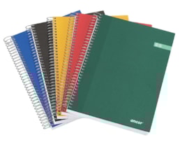 Caderno Espiral A4 Ancor C. Dura clássico CST, 120 Fls Paut.