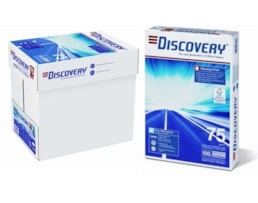 Papel Fotocopia Discovery A4 75rgs Cxa. c/5X500 Fls.