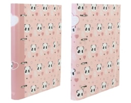 Dossier A4 Ancor, 4 arg. c/ recarga, B`Log Cute Panda