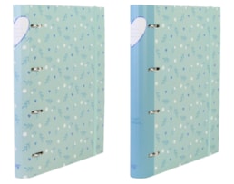 Dossier A4 Ancor, 4 arg. c/ recarga, B`Log Sweet Blue