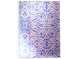 Caderno A5 Ancor, Esp, C/D, 80F/90g, B`Log Zebra, Paut