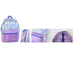 Mochila Escolar Clássica Ancor, B`log Zebra