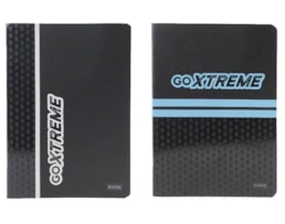 Caderno Agraf. A5 Ancor, Evaw goXTREME, 48 fls./90g, Paut