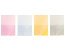 Caderno Agraf. A4 PP Ancor, Superlight, 40fls./70g. Quad