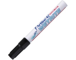 Marcador Artline 47 p/ superfícies molhadas, preto