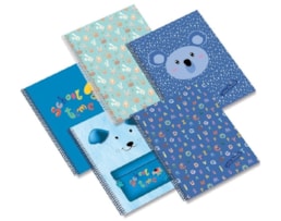 Caderno A4 Ambar Esp. C/Dura 80F/100grs, School Time Boy, P.