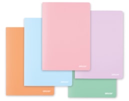 Caderno Agraf. PP, CSTA4 Ancor, Pastel, 48 fls./90g, Quad.