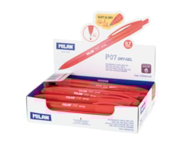 Esferográficas Milan Dry-Gel, R.176542125, Vermelho, Exp.25
