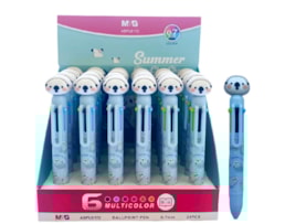 Esferográfica M&G, iErase, 6 Cores, Summer Cha Cha C. Exp 24