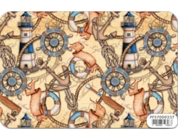 Papel Fantasia 70x100, Emb. c/25 Fls. Refª 337
