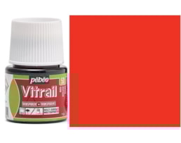 Tinta Pebeo Vitral Refª 8050-050, frs. 45ml, Vermelho