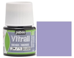 Tinta Pebeo Vitral Refª 8050-053, frs. 45ml, Azul lavanda