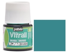 Tinta Pebeo Vitral Refª 8050-056, frs. 45ml, Lagoa