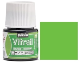 Tinta Pebeo Vitral Refª 8050-058, frs. 45ml, Verde vivo