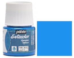 Tinta Setacolor p/tecido Frs. c/45ml, Refª295-011, Azul Cob.