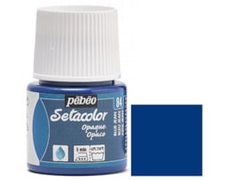 Tinta Setacolor p/tecido Frs. c/45ml, Refª295-084, Azul Gang