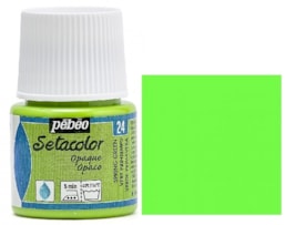 Tinta Setacolor p/tecido Frs. c/45ml, Refª295-024, Verde Pri