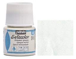 Tinta Setacolor p/tecido Frs. c/45ml, Refª295-044, Pérola
