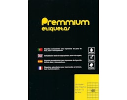 Etiquetas Multiusos Premmium, 52,5X29,7mm, Refª4768 Cx.100fl