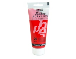 Acrílico Pebeo Studio, Refª 8831020, 100ml, Vermelho Escarla