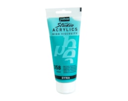 Acrílico Pebeo Studio,  R.8832358, 100ml, Irides. Verde Azul
