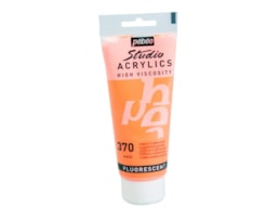 Acrílico Pebeo Studio,  R.8832370, 100ml, Fluor Laranja