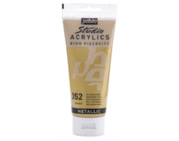 Acrílico Pebeo Studio,  Refª 837352, 100ml, Ouro